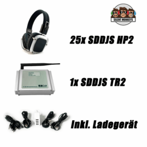 SDDJS 25HP2 Komplettpaket mit 25x HP2 Kopfhörer