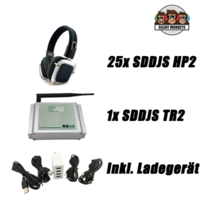 SDDJS 25HP2 Komplettpaket mit 25x HP2 Kopfhörer