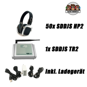 SDDJS 50HP2 Komplettpaket mit 50x HP2 Kopfhörer