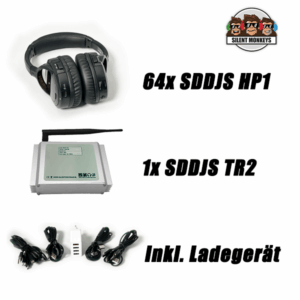 SDDJS 64HP1 Komplettpaket mit 64x HP1 Kopfhörer