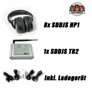 SDDJS 8HP1 Komplettpaket mit 8x HP1 Kopfhörer