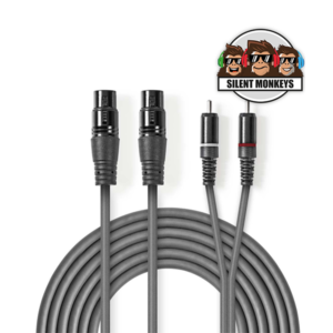 SDDJS SI5 Tulp-XLR Audiokabel (1,5m lang)